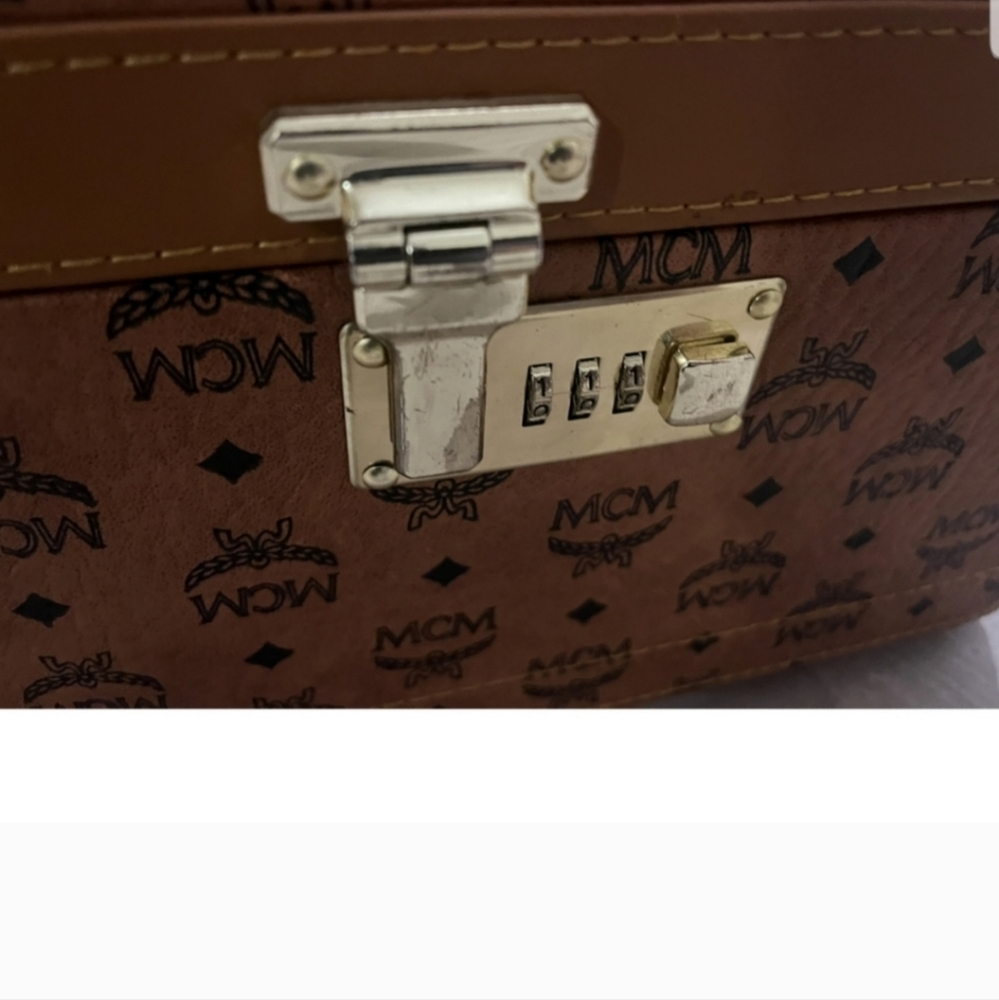 Vintage Rare MCM travel vanity jewelry cae lock trunk - Picture 5 of 8